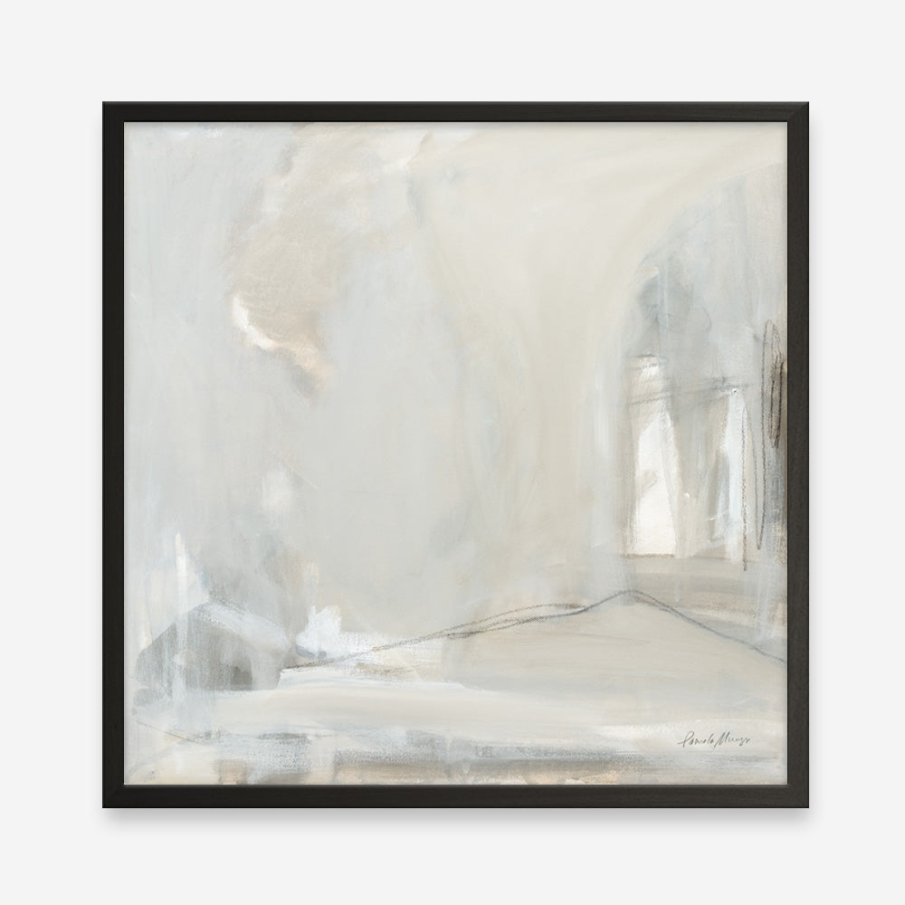 Shop Delicate Gray (Square) Art Print a painted abstract themed wall art print from The Print Emporium wall artwork collection - Buy Australian made fine art painting style poster and framed prints for the home and your interior decor room, TPE-WA-68967-AP