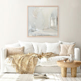 Shop Delicate Gray (Square) Art Print a painted abstract themed wall art print from The Print Emporium wall artwork collection - Buy Australian made fine art painting style poster and framed prints for the home and your interior decor room, TPE-WA-68967-AP