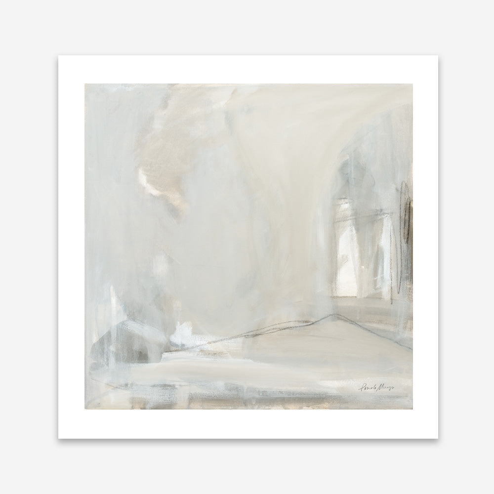 Shop Delicate Gray (Square) Art Print a painted abstract themed wall art print from The Print Emporium wall artwork collection - Buy Australian made fine art painting style poster and framed prints for the home and your interior decor room, TPE-WA-68967-AP