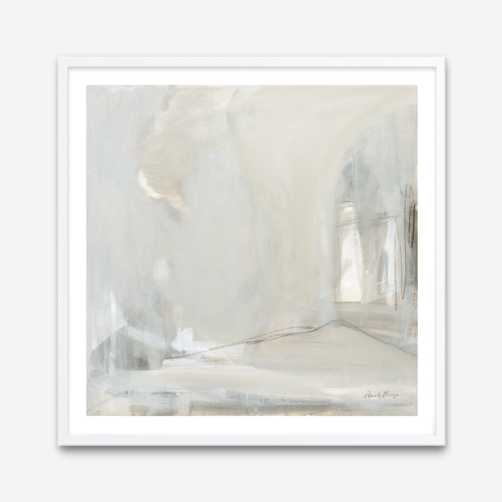 Shop Delicate Gray (Square) Art Print a painted abstract themed wall art print from The Print Emporium wall artwork collection - Buy Australian made fine art painting style poster and framed prints for the home and your interior decor room, TPE-WA-68967-AP