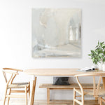 Shop Delicate Gray (Square) Canvas Print a painted abstract themed framed canvas wall art print from The Print Emporium artwork collection - Buy Australian made fine art painting style stretched canvas prints for the home and your interior decor space, TPE-WA-68967-CA-40X40-NF