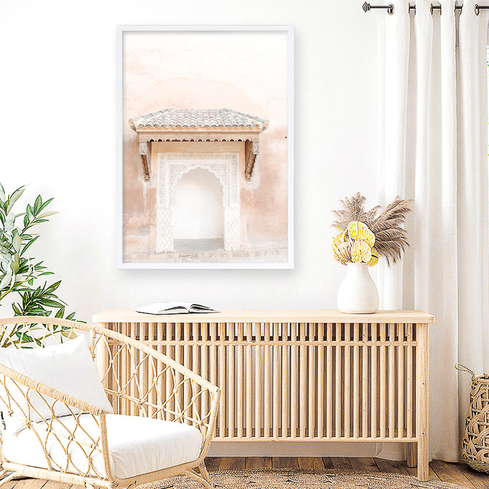 Shop Desert Entrance I Photo Art Print a Moroccan desert boho themed photography wall art print from The Print Emporium wall artwork collection - Buy Australian made fine art poster and framed prints for the home and your interior decor room, TPE-1105-AP