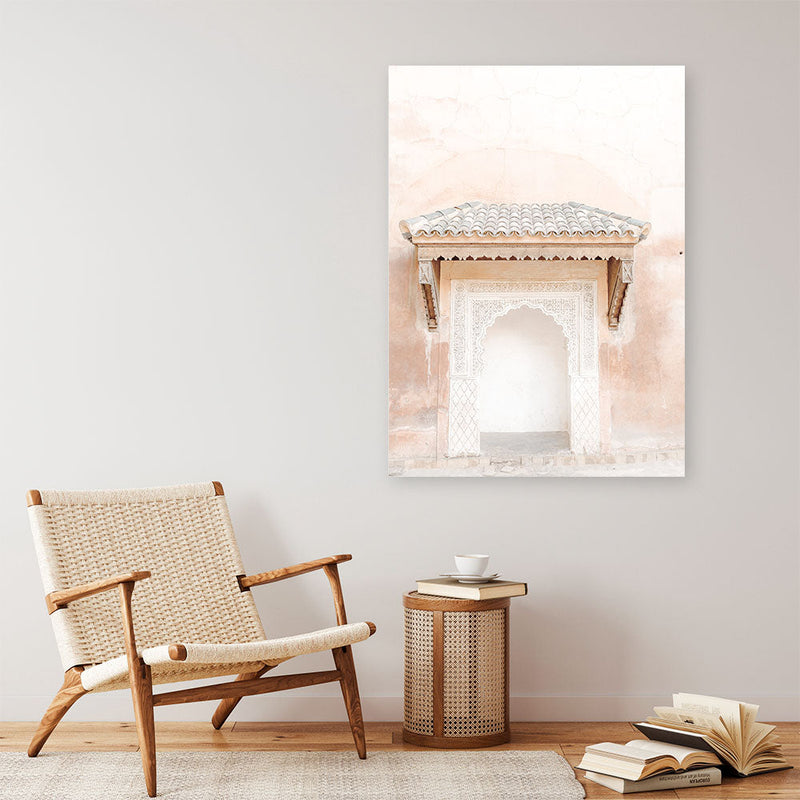 Shop Desert Entrance I Photo Canvas Print a Moroccan desert boho themed photography framed stretched canvas print from The Print Emporium wall artwork collection - Buy Australian made prints for the home and your interior decor space, TPE-1105-CA-35X46-NF