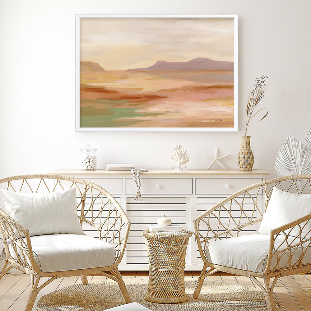 Shop Desert Hues Walk Art Print a painted abstract themed wall art print from The Print Emporium wall artwork collection - Buy Australian made fine art painting style poster and framed prints for the home and your interior decor room, TPE-WA-72299-AP