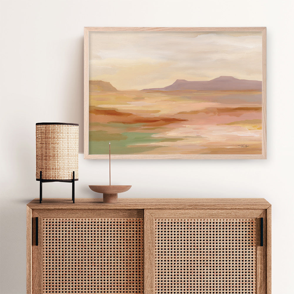 Shop Desert Hues Walk Art Print a painted abstract themed wall art print from The Print Emporium wall artwork collection - Buy Australian made fine art painting style poster and framed prints for the home and your interior decor room, TPE-WA-72299-AP