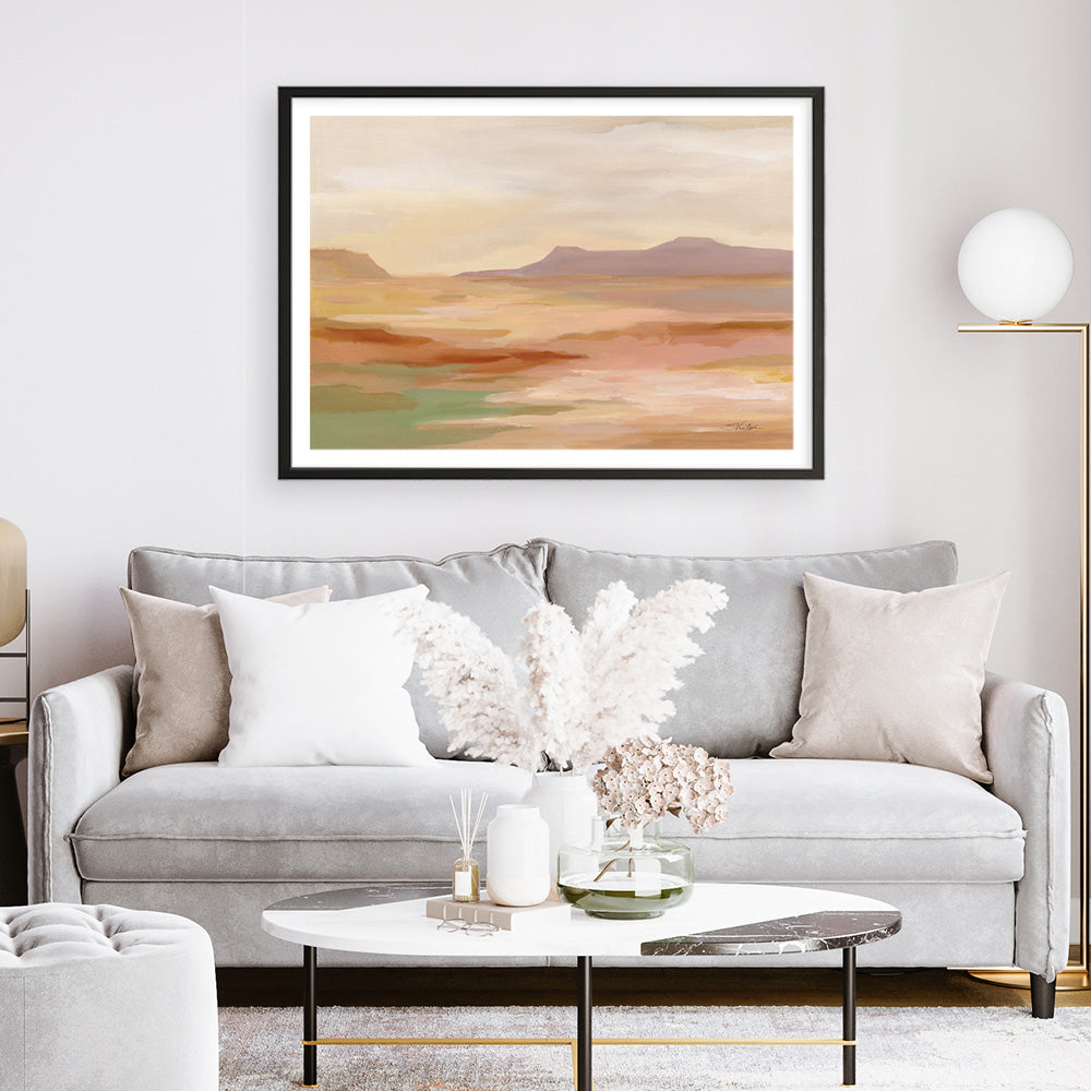 Shop Desert Hues Walk Art Print a painted abstract themed wall art print from The Print Emporium wall artwork collection - Buy Australian made fine art painting style poster and framed prints for the home and your interior decor room, TPE-WA-72299-AP