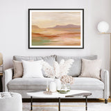 Shop Desert Hues Walk Art Print a painted abstract themed wall art print from The Print Emporium wall artwork collection - Buy Australian made fine art painting style poster and framed prints for the home and your interior decor room, TPE-WA-72299-AP