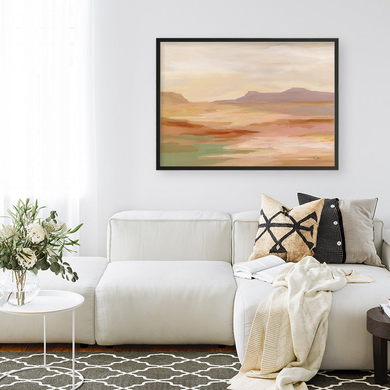 Shop Desert Hues Walk Art Print a painted abstract themed wall art print from The Print Emporium wall artwork collection - Buy Australian made fine art painting style poster and framed prints for the home and your interior decor room, TPE-WA-72299-AP