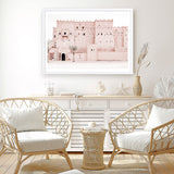 Shop Desert Palace Photo Art Print a Moroccan desert boho themed photography wall art print from The Print Emporium wall artwork collection - Buy Australian made fine art poster and framed prints for the home and your interior decor room, TPE-822-AP