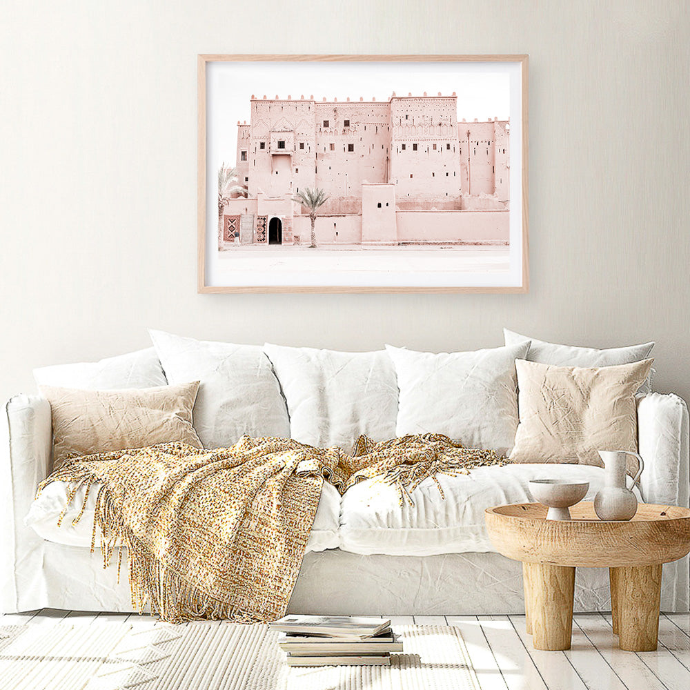 Shop Desert Palace Photo Art Print a Moroccan desert boho themed photography wall art print from The Print Emporium wall artwork collection - Buy Australian made fine art poster and framed prints for the home and your interior decor room, TPE-822-AP