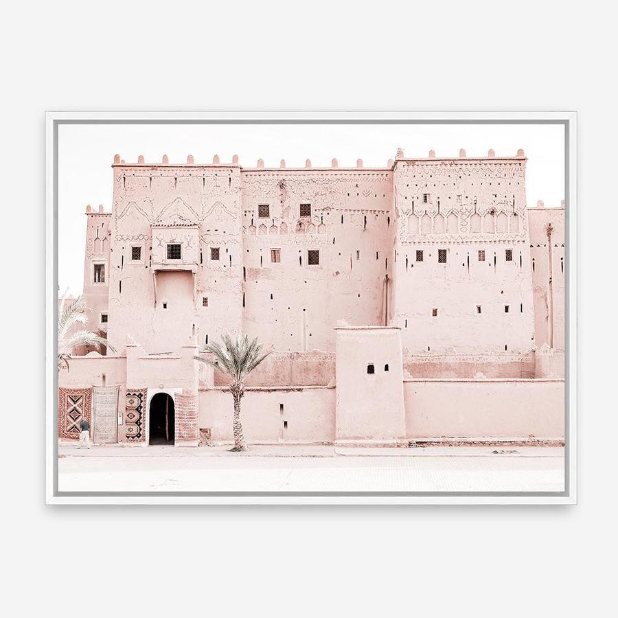 Shop Desert Palace Photo Canvas Print a Moroccan desert boho themed photography framed stretched canvas print from The Print Emporium wall artwork collection - Buy Australian made prints for the home and your interior decor space, TPE-822-CA-35X46-NF