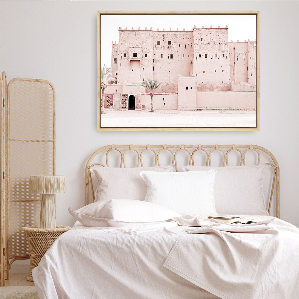 Shop Desert Palace Photo Canvas Print a Moroccan desert boho themed photography framed stretched canvas print from The Print Emporium wall artwork collection - Buy Australian made prints for the home and your interior decor space, TPE-822-CA-35X46-NF