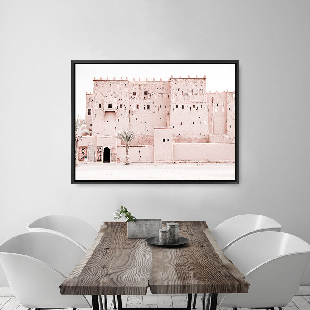 Shop Desert Palace Photo Canvas Print a Moroccan desert boho themed photography framed stretched canvas print from The Print Emporium wall artwork collection - Buy Australian made prints for the home and your interior decor space, TPE-822-CA-35X46-NF