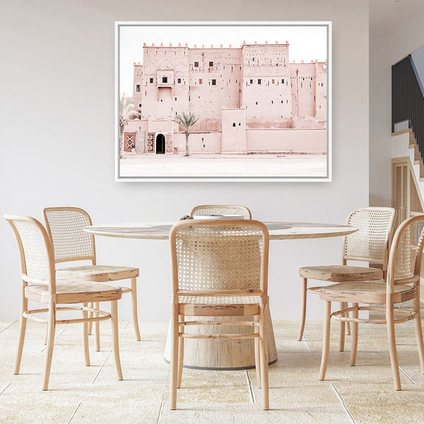 Shop Desert Palace Photo Canvas Print a Moroccan desert boho themed photography framed stretched canvas print from The Print Emporium wall artwork collection - Buy Australian made prints for the home and your interior decor space, TPE-822-CA-35X46-NF