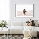 Shop Desert Palms I Photo Art Print a Moroccan desert boho themed photography wall art print from The Print Emporium wall artwork collection - Buy Australian made fine art poster and framed prints for the home and your interior decor room, TPE-1293-AP
