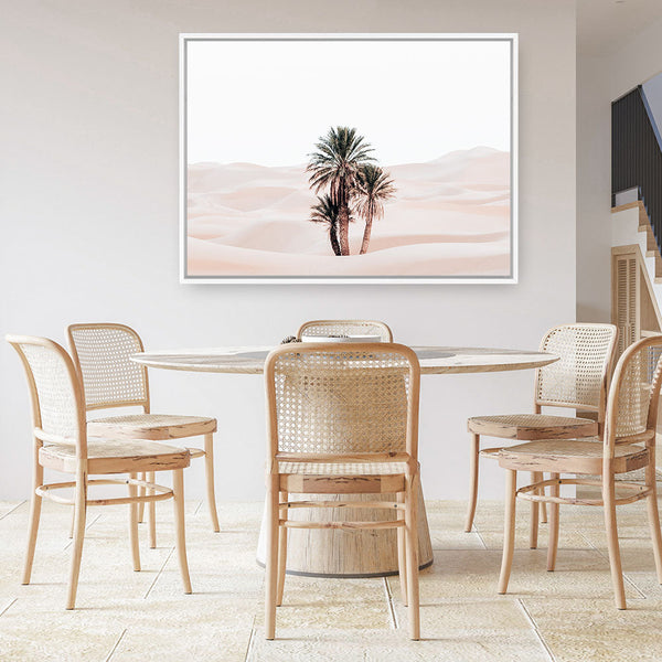 Shop Desert Palms I Photo Canvas Print a photography framed stretched canvas print from The Print Emporium wall artwork collection - Buy Australian made prints for the home and your interior decor space, TPE-1293-CA-35X46-NF