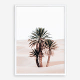 Shop Desert Palms II Photo Art Print a Moroccan desert boho themed photography wall art print from The Print Emporium wall artwork collection - Buy Australian made fine art poster and framed prints for the home and your interior decor room, TPE-1294-AP