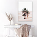 Shop Desert Palms II Photo Art Print a Moroccan desert boho themed photography wall art print from The Print Emporium wall artwork collection - Buy Australian made fine art poster and framed prints for the home and your interior decor room, TPE-1294-AP