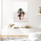 Shop Desert Palms II Photo Canvas Print a Moroccan desert boho themed photography framed stretched canvas print from The Print Emporium wall artwork collection - Buy Australian made prints for the home and your interior decor space, TPE-1294-CA-35X46-NF