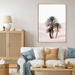 Shop Desert Palms II Photo Canvas Print a Moroccan desert boho themed photography framed stretched canvas print from The Print Emporium wall artwork collection - Buy Australian made prints for the home and your interior decor space, TPE-1294-CA-35X46-NF