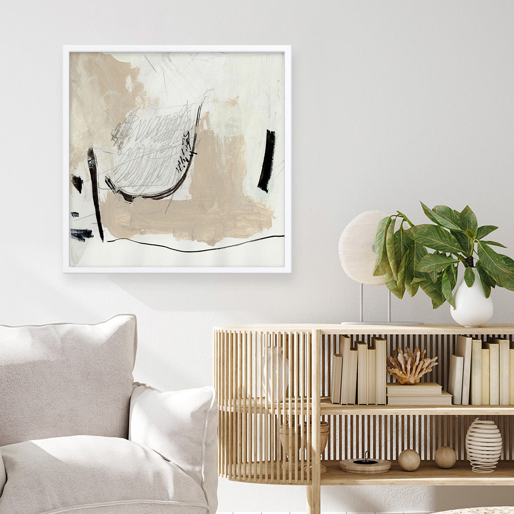 Shop Different Side (Square) Art Print a painted abstract themed wall art print from The Print Emporium wall artwork collection - Buy Australian made fine art painting style poster and framed prints for the home and your interior decor room, TPE-DH-155-AP