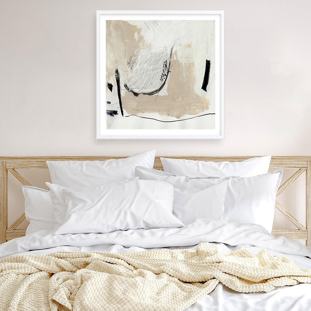 Shop Different Side (Square) Art Print a painted abstract themed wall art print from The Print Emporium wall artwork collection - Buy Australian made fine art painting style poster and framed prints for the home and your interior decor room, TPE-DH-155-AP