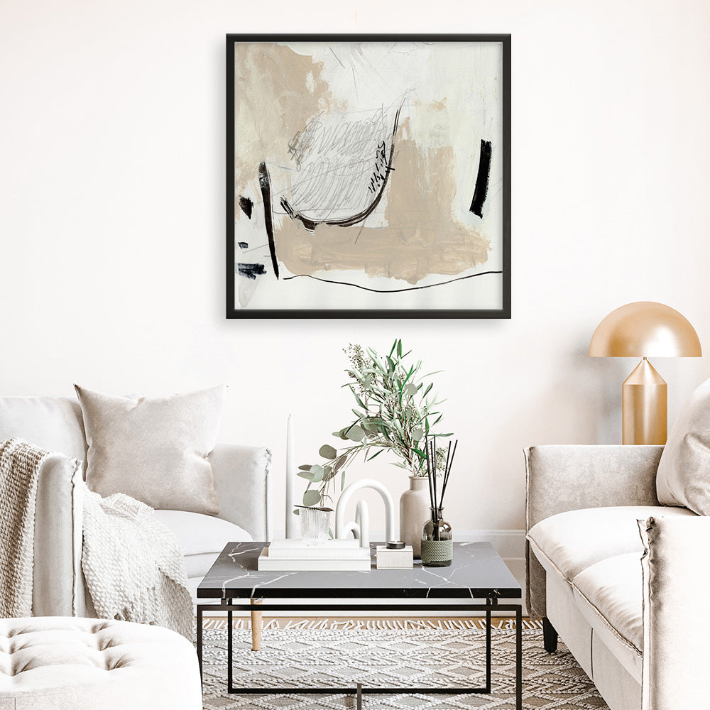 Shop Different Side (Square) Art Print a painted abstract themed wall art print from The Print Emporium wall artwork collection - Buy Australian made fine art painting style poster and framed prints for the home and your interior decor room, TPE-DH-155-AP