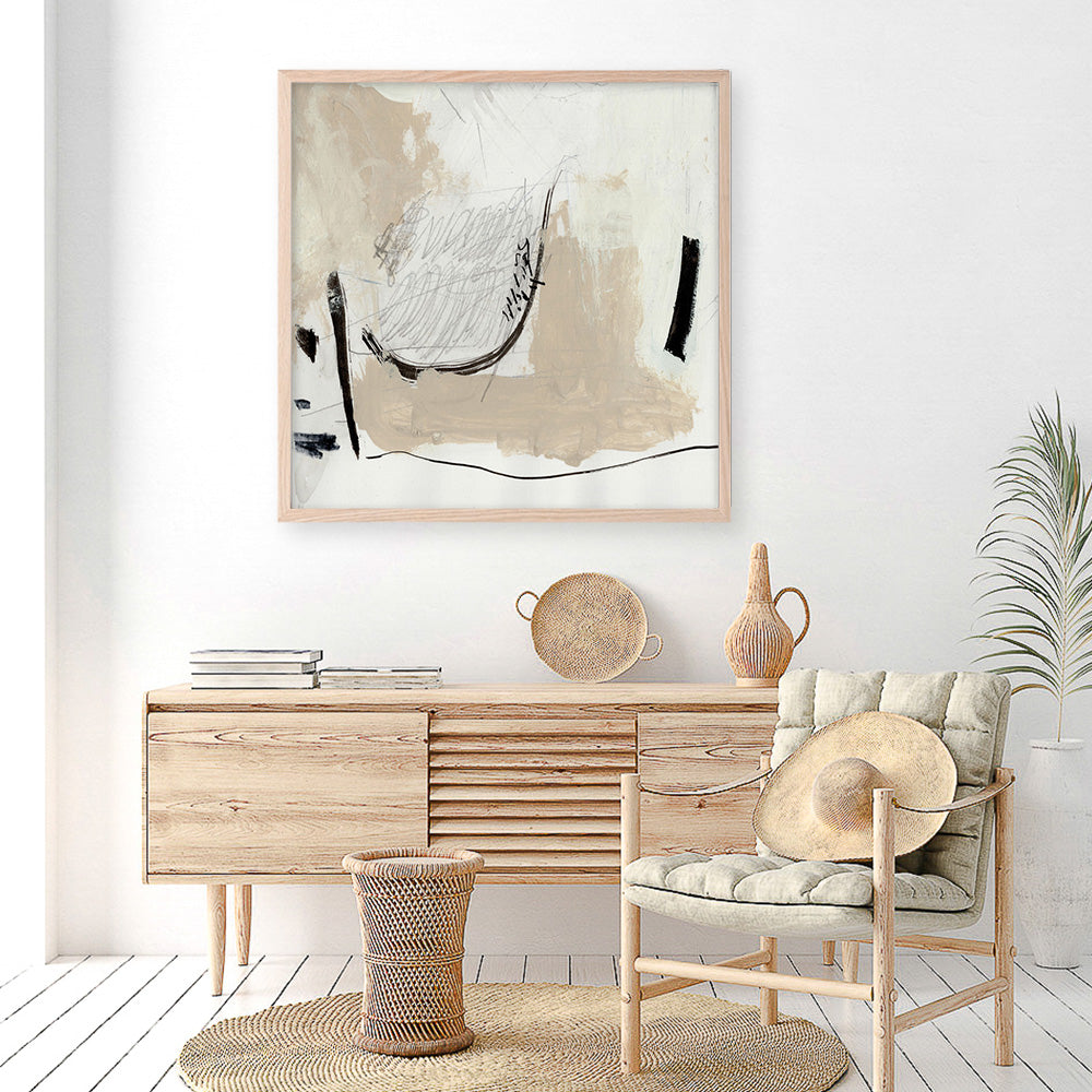Shop Different Side (Square) Art Print a painted abstract themed wall art print from The Print Emporium wall artwork collection - Buy Australian made fine art painting style poster and framed prints for the home and your interior decor room, TPE-DH-155-AP