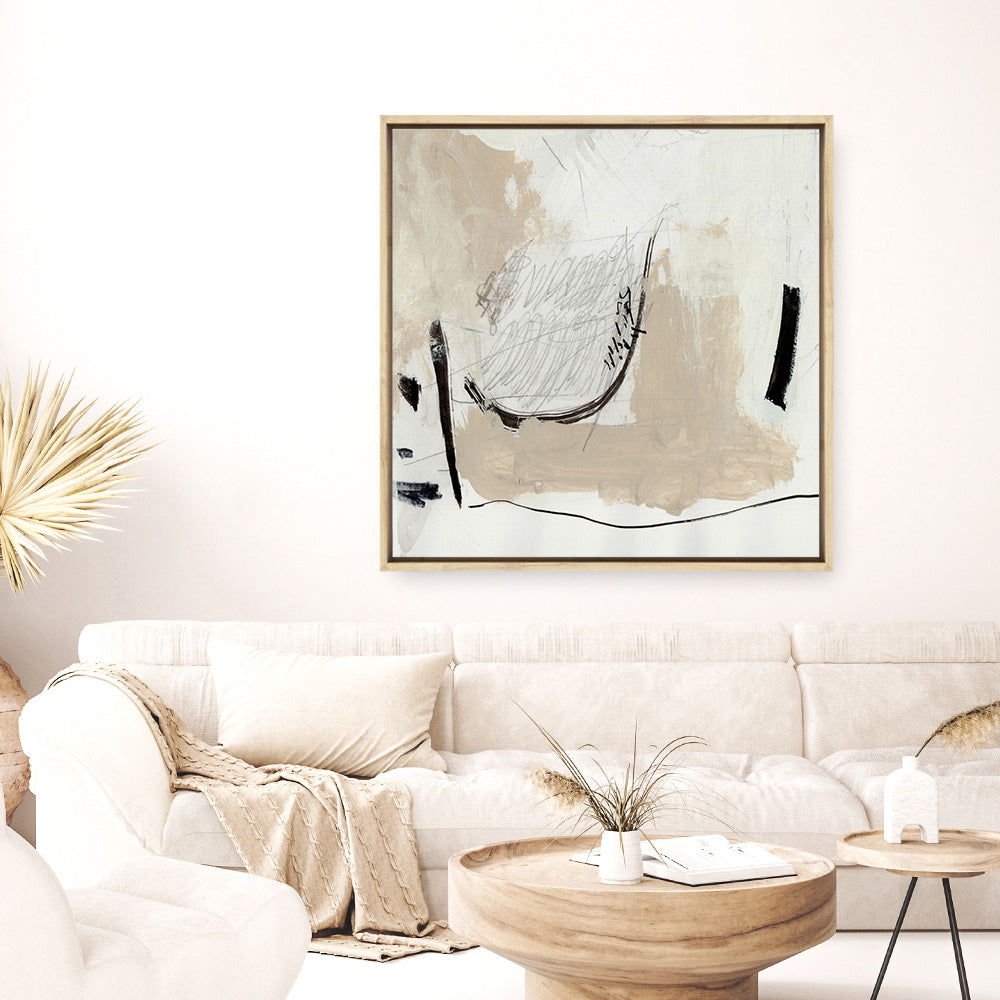 Shop Different Side (Square) Canvas Print a painted abstract themed framed canvas wall art print from The Print Emporium artwork collection - Buy Australian made fine art painting style stretched canvas prints for the home and your interior decor space, TPE-DH-155-CA-40X40-NF