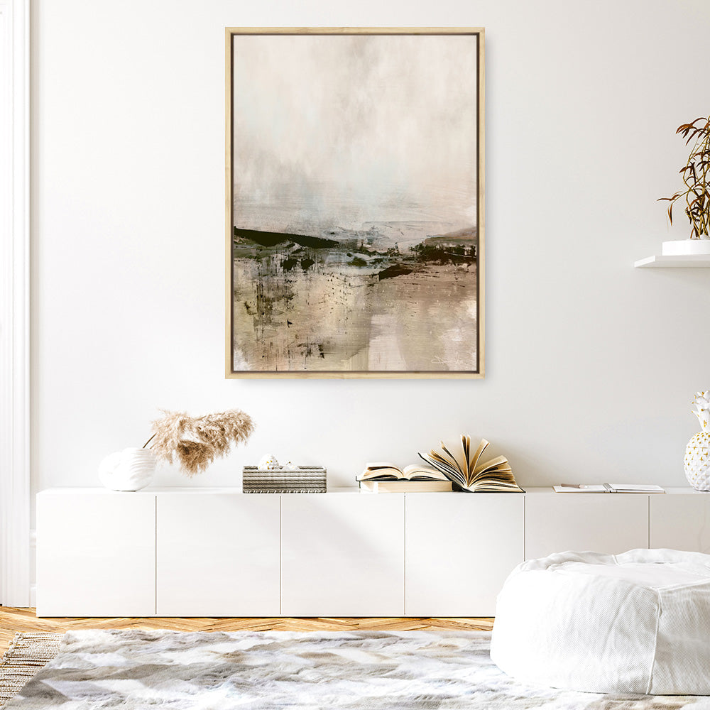 Shop Distant Forest Canvas Print a painted abstract themed framed canvas wall art print from The Print Emporium artwork collection - Buy Australian made fine art painting style stretched canvas prints for the home and your interior decor space, TPE-DH-040-CA-35X46-NF