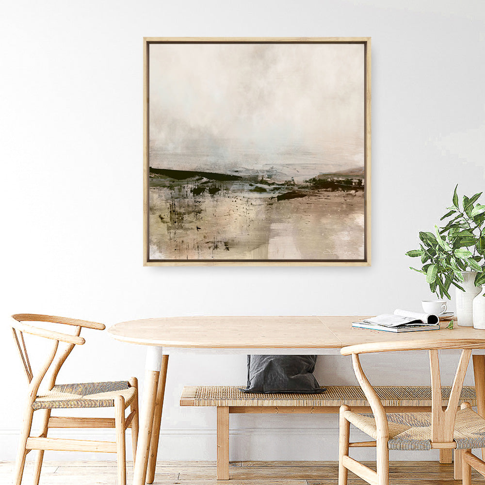 Shop Distant Forest (Square) Canvas Print a painted abstract themed framed canvas wall art print from The Print Emporium artwork collection - Buy Australian made fine art painting style stretched canvas prints for the home and your interior decor space, TPE-DH-270-CA-40X40-NF