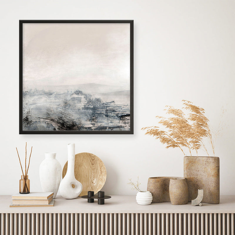 Shop Distant (Square) Art Print a painted abstract themed wall art print from The Print Emporium wall artwork collection - Buy Australian made fine art painting style poster and framed prints for the home and your interior decor room, TPE-DH-271-AP