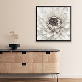 Shop Divine Dahlia III (Square) Art Print a floral themed painted wall art print from The Print Emporium wall artwork collection - Buy Australian made fine art painting style poster and framed prints for the home and your interior decor room, TPE-493-AP