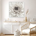 Shop Divine Dahlia III (Square) Canvas Print a floral themed painted framed canvas wall art print from The Print Emporium artwork collection - Buy Australian made fine art painting style stretched canvas prints for the home and your interior decor space, TPE-493-CA-40X40-NF