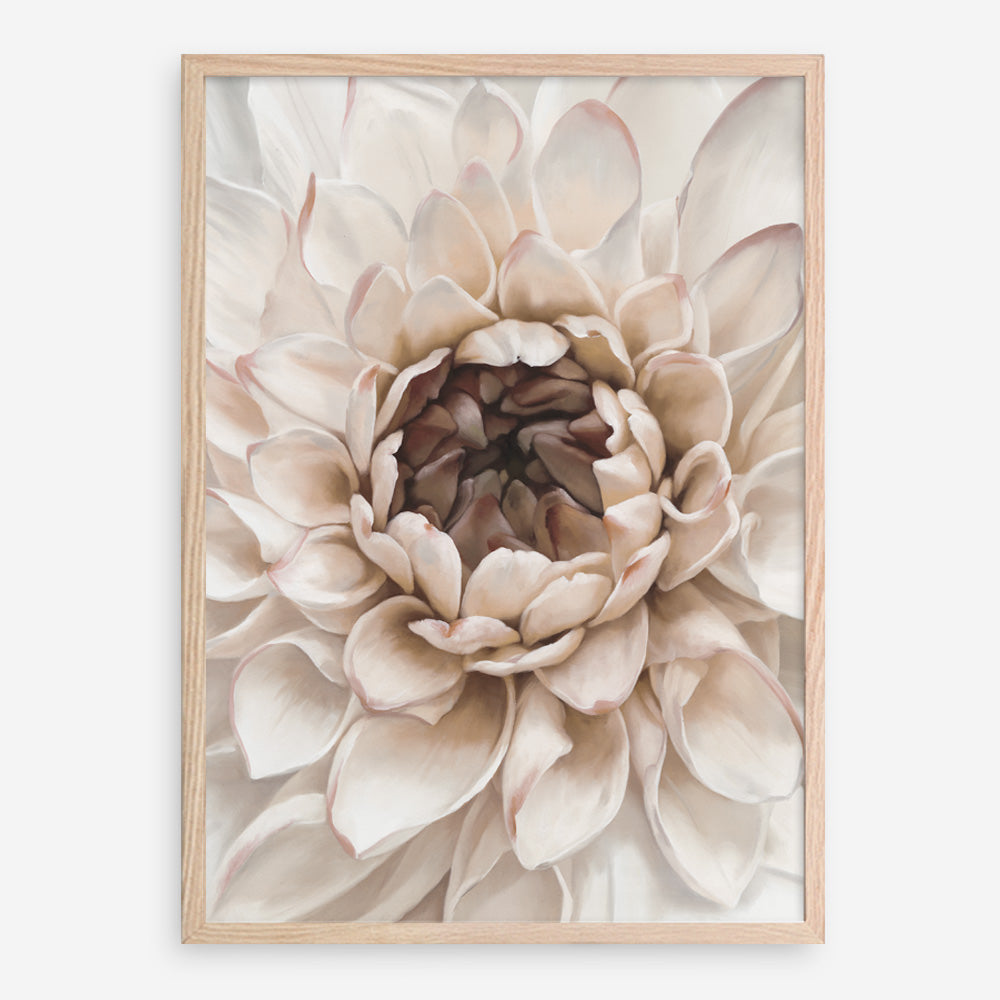 Shop Divine Dahlia IV Art Print a floral themed painted wall art print from The Print Emporium wall artwork collection - Buy Australian made fine art painting style poster and framed prints for the home and your interior decor room, TPE-495-AP