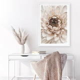 Shop Divine Dahlia IV Art Print a floral themed painted wall art print from The Print Emporium wall artwork collection - Buy Australian made fine art painting style poster and framed prints for the home and your interior decor room, TPE-495-AP