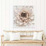 Shop Divine Dahlia IV (Square) Art Print a floral themed painted wall art print from The Print Emporium wall artwork collection - Buy Australian made fine art painting style poster and framed prints for the home and your interior decor room, TPE-496-AP