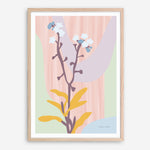 Shop Don't Forget Me Pastel Art Print a floral themed painted wall art print from The Print Emporium wall artwork collection - Buy Australian made fine art painting style poster and framed prints for the home and your interior decor room, TPE-WA-69962-AP
