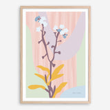 Shop Don't Forget Me Pastel Art Print a floral themed painted wall art print from The Print Emporium wall artwork collection - Buy Australian made fine art painting style poster and framed prints for the home and your interior decor room, TPE-WA-69962-AP