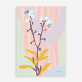 Shop Don't Forget Me Pastel Art Print a floral themed painted wall art print from The Print Emporium wall artwork collection - Buy Australian made fine art painting style poster and framed prints for the home and your interior decor room, TPE-WA-69962-AP