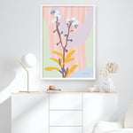 Shop Don't Forget Me Pastel Art Print a floral themed painted wall art print from The Print Emporium wall artwork collection - Buy Australian made fine art painting style poster and framed prints for the home and your interior decor room, TPE-WA-69962-AP
