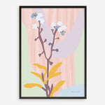 Shop Don't Forget Me Pastel Art Print a floral themed painted wall art print from The Print Emporium wall artwork collection - Buy Australian made fine art painting style poster and framed prints for the home and your interior decor room, TPE-WA-69962-AP