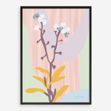 Shop Don't Forget Me Pastel Art Print a floral themed painted wall art print from The Print Emporium wall artwork collection - Buy Australian made fine art painting style poster and framed prints for the home and your interior decor room, TPE-WA-69962-AP