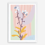 Shop Don't Forget Me Pastel Art Print a floral themed painted wall art print from The Print Emporium wall artwork collection - Buy Australian made fine art painting style poster and framed prints for the home and your interior decor room, TPE-WA-69962-AP