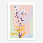 Shop Don't Forget Me Pastel Art Print a floral themed painted wall art print from The Print Emporium wall artwork collection - Buy Australian made fine art painting style poster and framed prints for the home and your interior decor room, TPE-WA-69962-AP