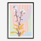 Shop Don't Forget Me Pastel Art Print a floral themed painted wall art print from The Print Emporium wall artwork collection - Buy Australian made fine art painting style poster and framed prints for the home and your interior decor room, TPE-WA-69962-AP