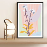 Shop Don't Forget Me Pastel Art Print a floral themed painted wall art print from The Print Emporium wall artwork collection - Buy Australian made fine art painting style poster and framed prints for the home and your interior decor room, TPE-WA-69962-AP
