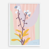 Shop Don't Forget Me Pastel Art Print a floral themed painted wall art print from The Print Emporium wall artwork collection - Buy Australian made fine art painting style poster and framed prints for the home and your interior decor room, TPE-WA-69962-AP