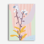 Shop Don't Forget Me Pastel Canvas Print a floral themed painted framed canvas wall art print from The Print Emporium artwork collection - Buy Australian made fine art painting style stretched canvas prints for the home and your interior decor space, TPE-WA-69962-CA-35X46-NF