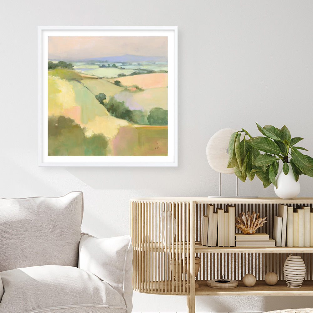 Shop Dream Valley I (Square) Art Print a painted abstract themed wall art print from The Print Emporium wall artwork collection - Buy Australian made fine art painting style poster and framed prints for the home and your interior decor room, TPE-WA-65155-AP
